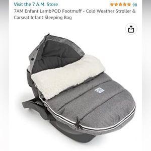 7AM Enfant LambPOD Footmuff - Stroller/Carseat Infant Bag Size Medium/Large
